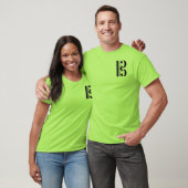 Musikalischer Schwarz-CClef T-Shirt (Unisex)