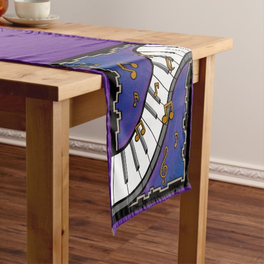 Musikalischer Tischläufer (Beispiel)