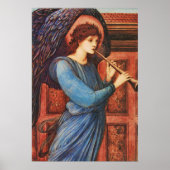 Musikalisches Angel Fine Art Poster mit Inspiratio (Vorne)