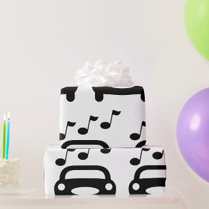 Musikalisches Auto Geschenkpapier