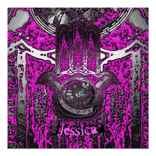 Musikalisches Erwachen (Rosa) Poster (Vorderseite)