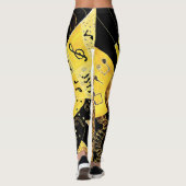 Musikalisches Gold Leggings (Rückseite)