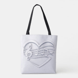 "Musikalisches Herz" Tasche