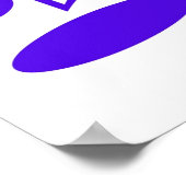 Musikalisches Lila Poster (Ecke)