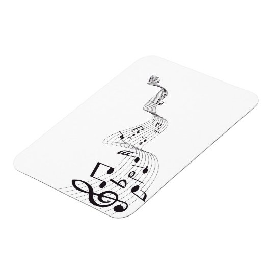 Musikalisches Note Magnet (Linke Seite)