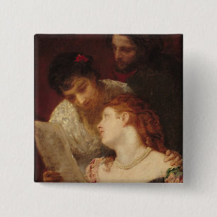 Musikalisches Party, 1874 Button
