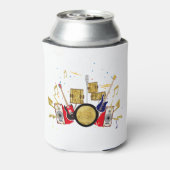 musikalisches Party Gitarre Drum Set musikalisch Dosenkühler (Kanne Rückseite)