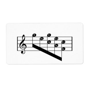 Musikalisches Personal, das dreifacher Clef Ihnen
