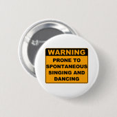 Musikalisches Theater Button (Vorne & Hinten)