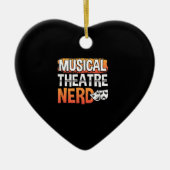 Musikalisches Theater Nerd Funny Theater Thespian Keramik Ornament (Vorne)