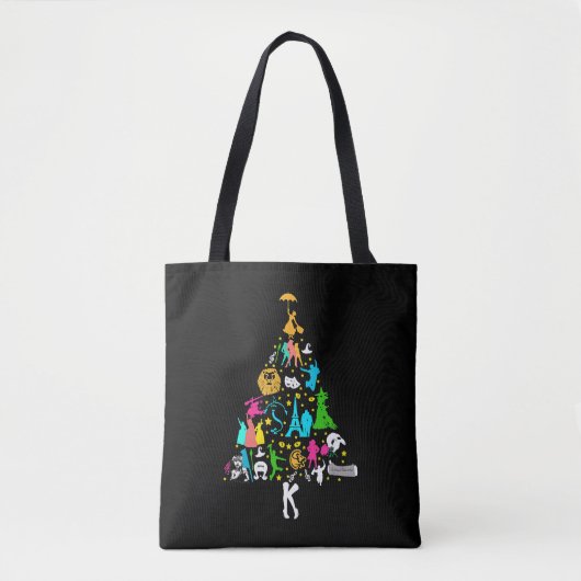 Musikalisches Theater Weihnachtsbaum Weihnachten Tasche (Vorderseite)