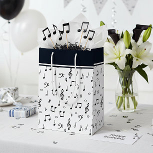 musikalisches Thema kleine Geschenktüte