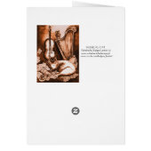 MUSIKALISCHES VATER TAG KATZE UND EIG, braun weiß (Hinten)