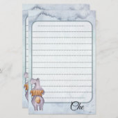 Musikalisches Vintages Schreibpapier Briefpapier (Vorne/Hinten)