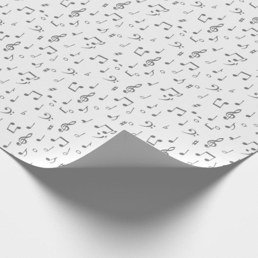 Musikalisches Wrapping Paper Geschenkpapier (Ecke)