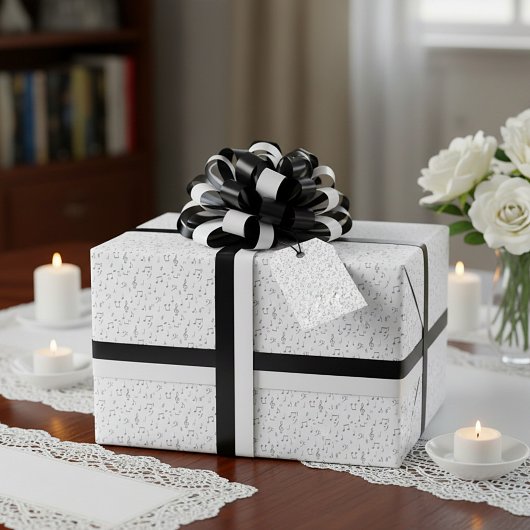 Musikalisches Wrapping Paper Geschenkpapier