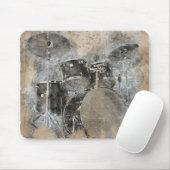 Musikaltrommel-Set. Mousepad (Mit Mouse)