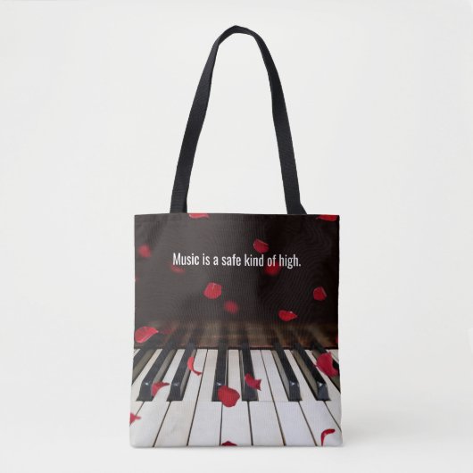 Musikangebot auf der Piano Keys Tote Tasche (Vorderseite)