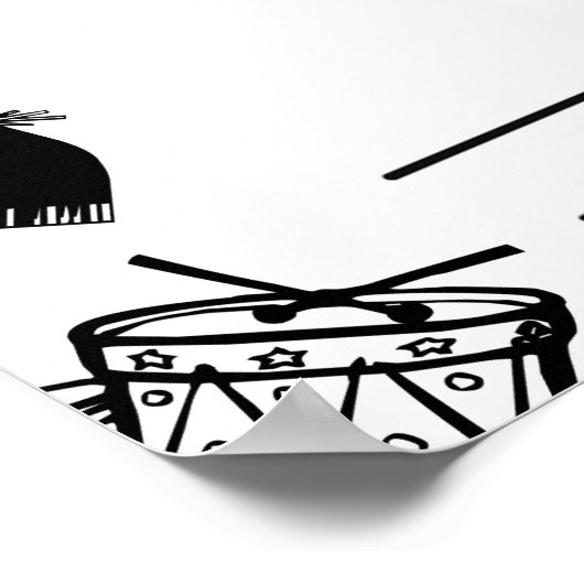 Musikangebot Poster (Ecke)