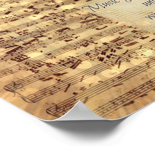 Musikangebot Poster (Ecke)