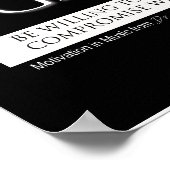 Musikangebot - Zitate zur Motivierend Führung Poster (Ecke)