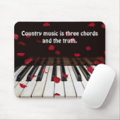 Musikangebot zu Klaviertasten Mousepad (Mit Mouse)