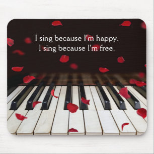 Musikangebot zu Klaviertasten Mousepad