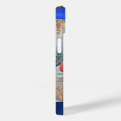 MUSIKANGEL, Blue Saphir Monogramm Case-Mate iPhone Hülle (Rückseite / Rechts)