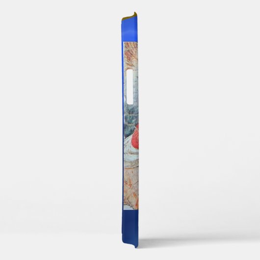 MUSIKANGEL, Blue Saphir Monogramm Case-Mate iPhone Hülle (Rückseite / Rechts)