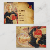 MUSIKANISCHE ANGEL-SPIELDRUM VISITENKARTE (Vorne/Hinten)