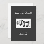 MUSIKANISCHE ANMERKUNGEN AN UNSERE GÄSTE AN "CELEB EINLADUNG (Vorne/Hinten)