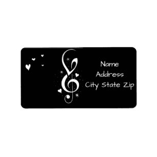 ** MUSIKANISCHE ANMERKUNGEN** RÜCKSENDEADRESSEN-A ADRESSAUFKLEBER