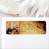 MUSIKANISCHES ANGEL SPIELEN TROMMEMONOGRAMM (Insitu)