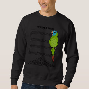 Musikant Papagei I Sound Of Silence I Blaukronen- Sweatshirt