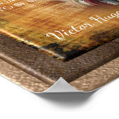 Musikausdrücke - Victor Hugo Quote - Kunstdrucken Poster (Ecke)