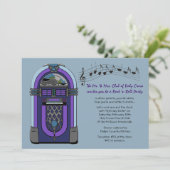 Musikautomat-Einladung Einladung (Stehend Vorderseite)