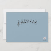 Musikautomat-Einladung Einladung (Rückseite)