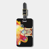 Musikautomat-Gepäckanhänger Gepäckanhänger (Vorderseite vertikal)