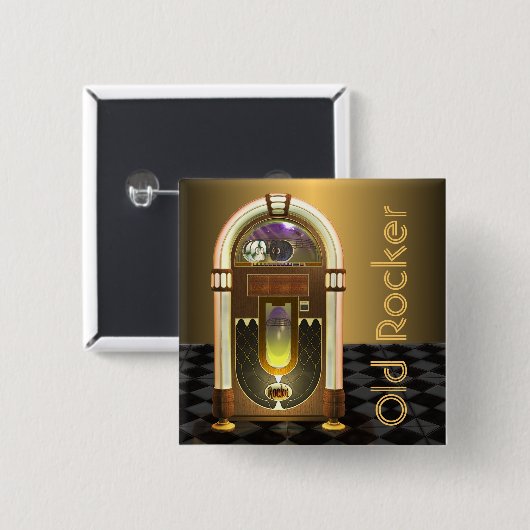 Musikautomat-quadratische Knöpfe Button (Vorne & Hinten)