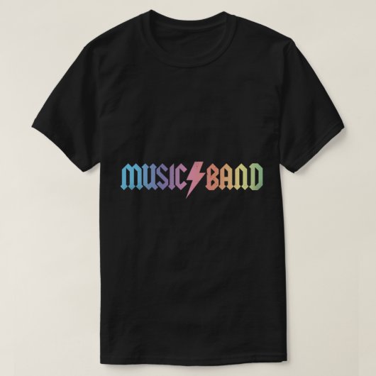 Musikband Classic T - Shirt (Design vorne)