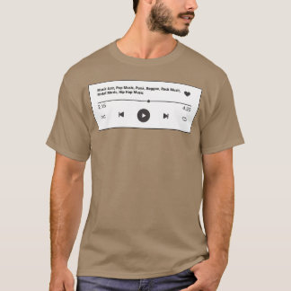 Musikband-Playlist-Musikgeschenk Retro-Vintage-Mäd T-Shirt