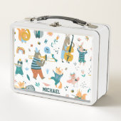 Musikband Woodland Metall Brotdose (Vorderseite)