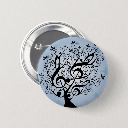 Musikbaum Button (Vorne & Hinten)