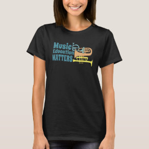 Musikbildung zählt Musiklehrer Anerkennung T-Shirt