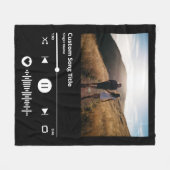 Musikblanket - Couple - Personalisierter Scannerco Fleecedecke (Vorderseite (Horizontal))