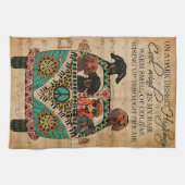 Musikblatt Cool Wind Dackel Vertikal Geschirrtuch (Horizontal)