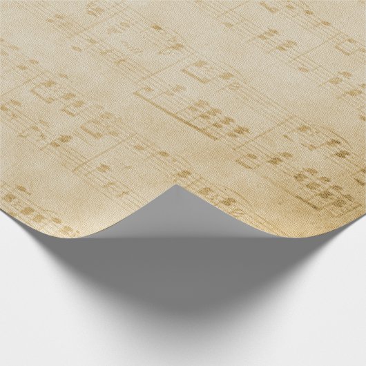 Musikblatt Geschenkpapier (Ecke)