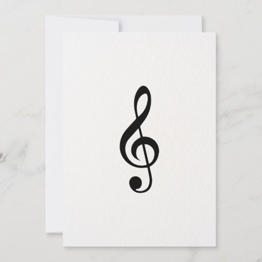 Musikblatt Hochzeit Save The Date (Rückseite)