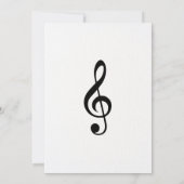 Musikblatt Hochzeit Save The Date (Rückseite)