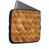 Musikblatt Laptopschutzhülle (Vorne Rechts)